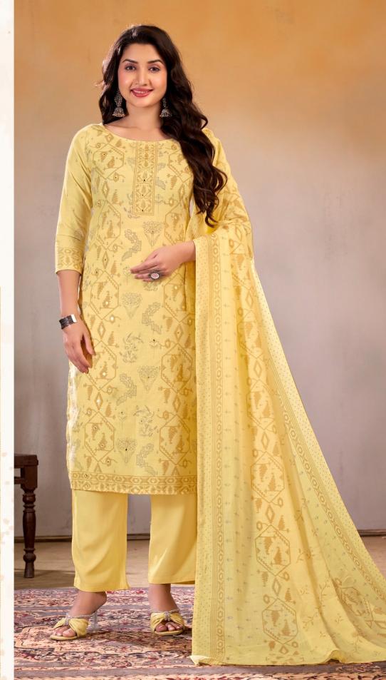 Bipson prints bmw 8 series 3294 cotton foil print surat dress material wholesale market online