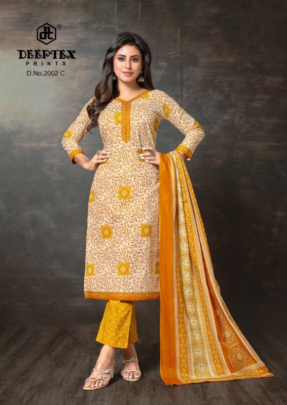 Deeptex super gold vol-02 cotton printed pranjul dress material wholesale