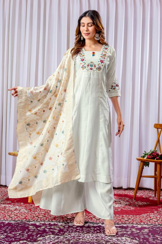 Diva 114 mango silk top bottom dupatta kurti manufacturer in india