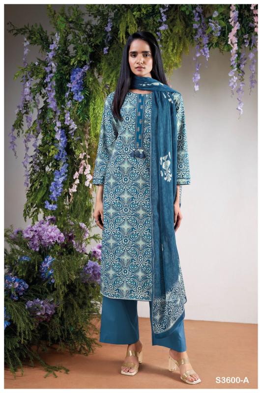 Ganga anoura 3600 cotton printed sambalpuri dress material wholesale