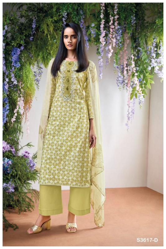 Ganga evaraah 3617 cotton printed wholesale dress materials in surat