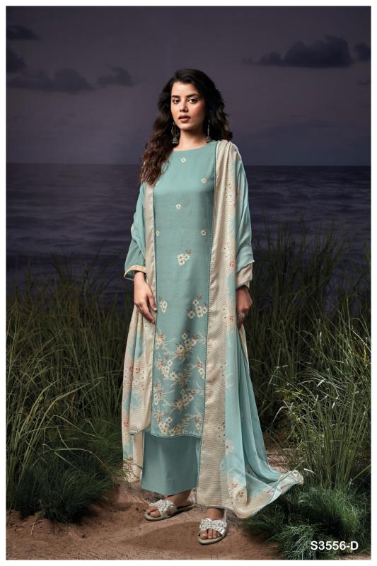 Ganga faren 3556 cotton dobby sambalpuri dress material wholesale