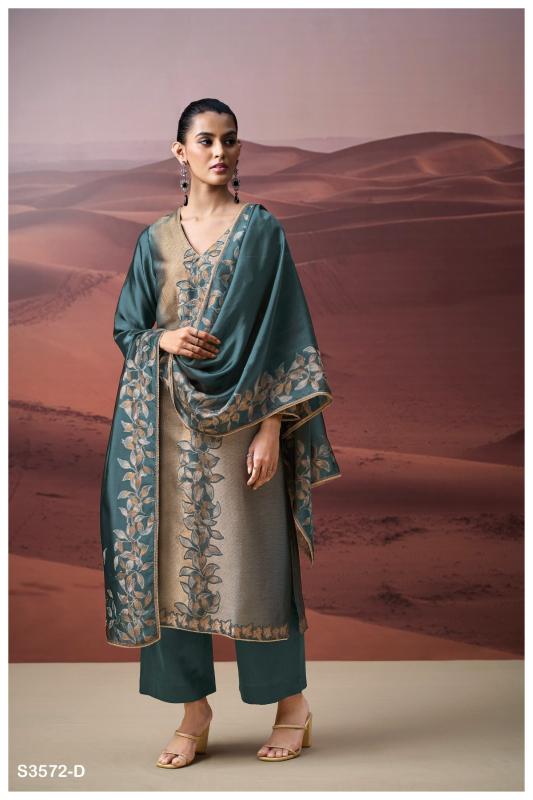 Ganga gwenn 3572 viscose woven indian dress material online in usa