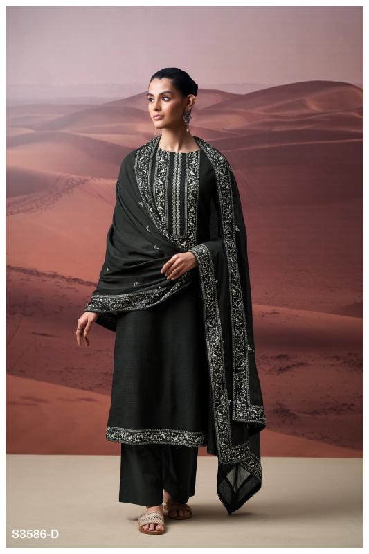 Ganga naysa 3586 cotton dobby solid designer dress materials ebay india