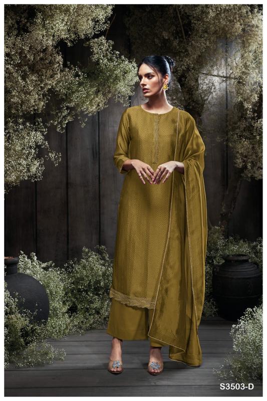 Ganga osenna 3503 viscose woven indian designer dress material 