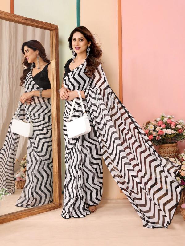 GC ready to wear georgette saree surat wholesale saree market