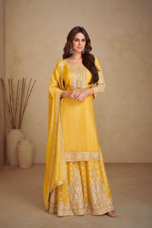Gulkayra designer vaani vol 3 real chinon pakistani original suits wholesale in pakistan