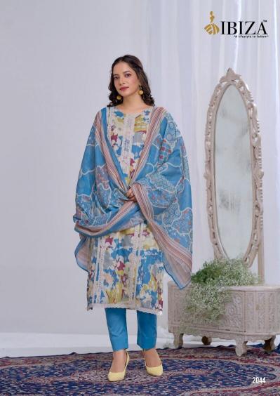 Ibiza tesla lawn cotton digital print fab india dress material dubai