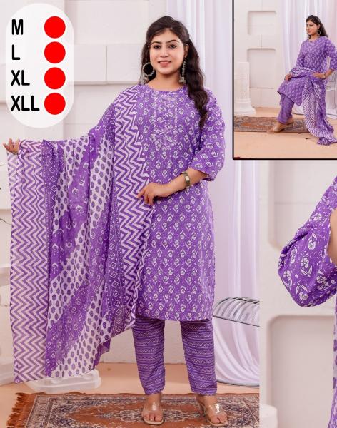 Jaipur 3 pcs cotton kurti online india