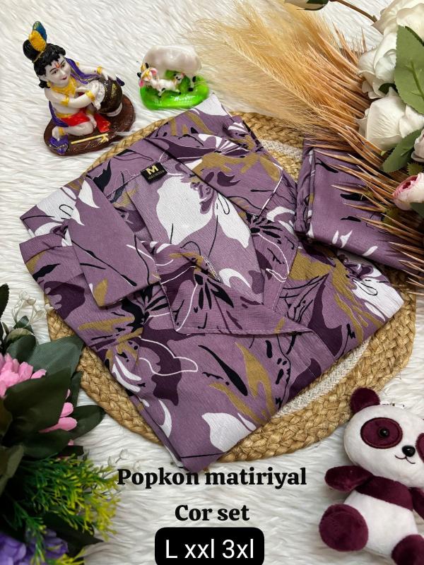K k boutique delta crush popcorn coord set kurti set manufacturer