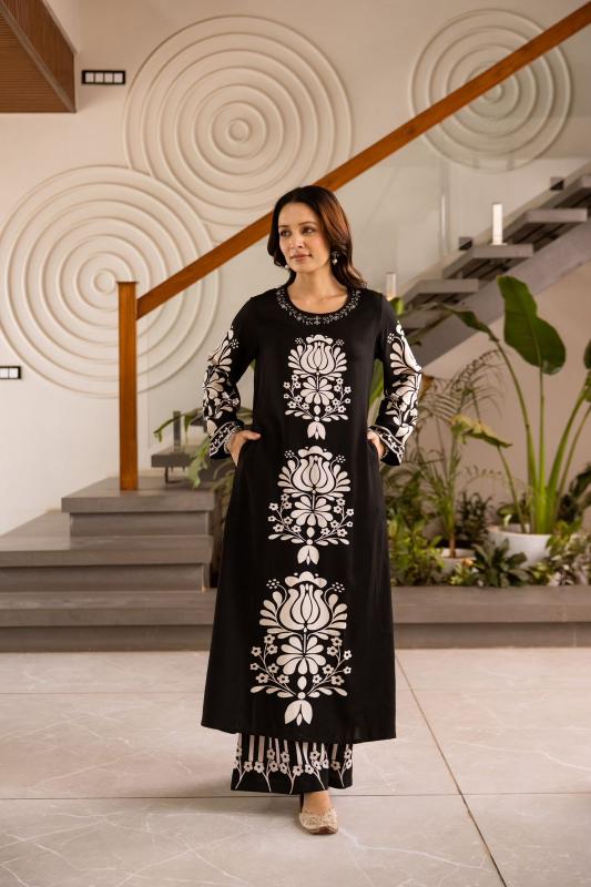 Karma german rayon printed catalog indian office wear kurtis