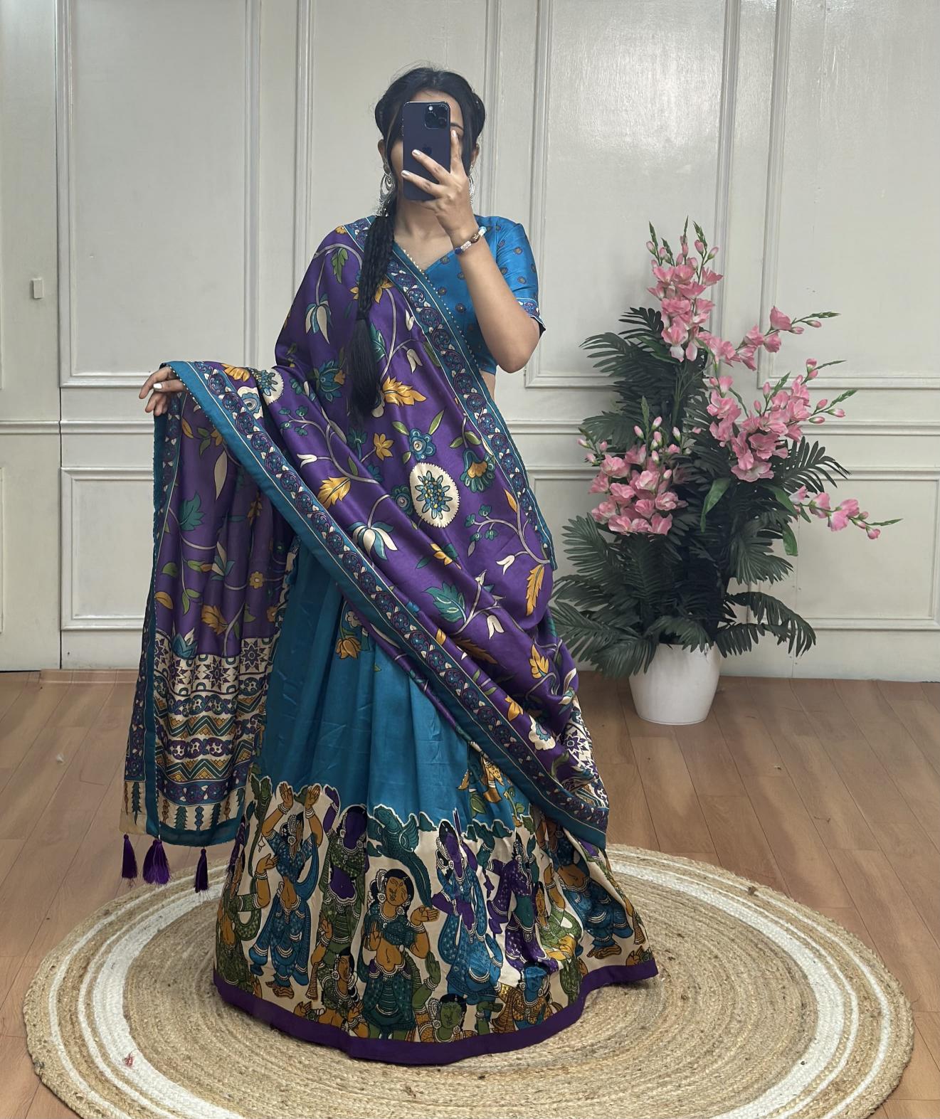 KASMINA Tussar Silk Bridal lehenga choli supplier