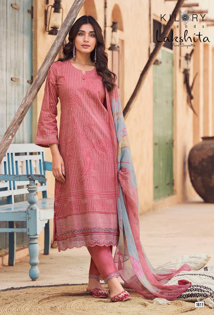 Kilory trends lakshita lawn cotton digital print surat wholesale market dress materials