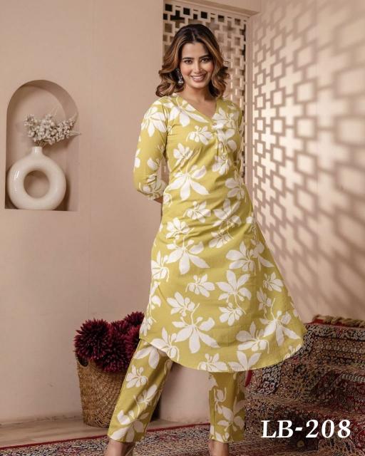 Ladybook belliza vol 2 poly rayon with digital print coord set kurti manufacturers in india