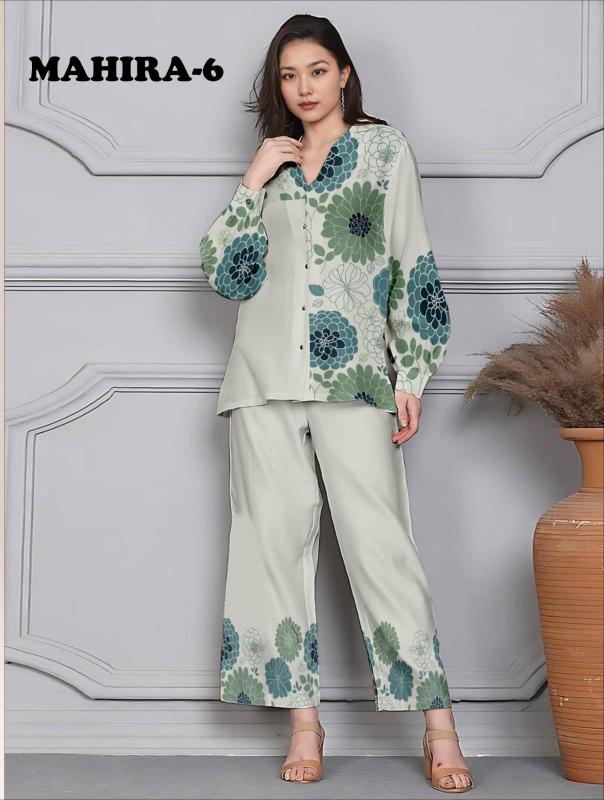 Mahira pure natural digital print coord set ladies kurti manufacturers