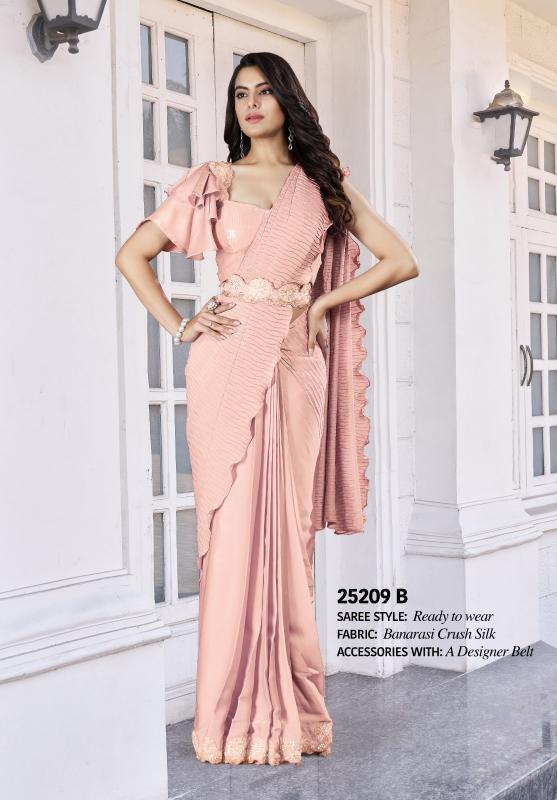 Mahotsav nimaya nx-25200 series ophelia ombre effect satin silk saree wholesale market surat