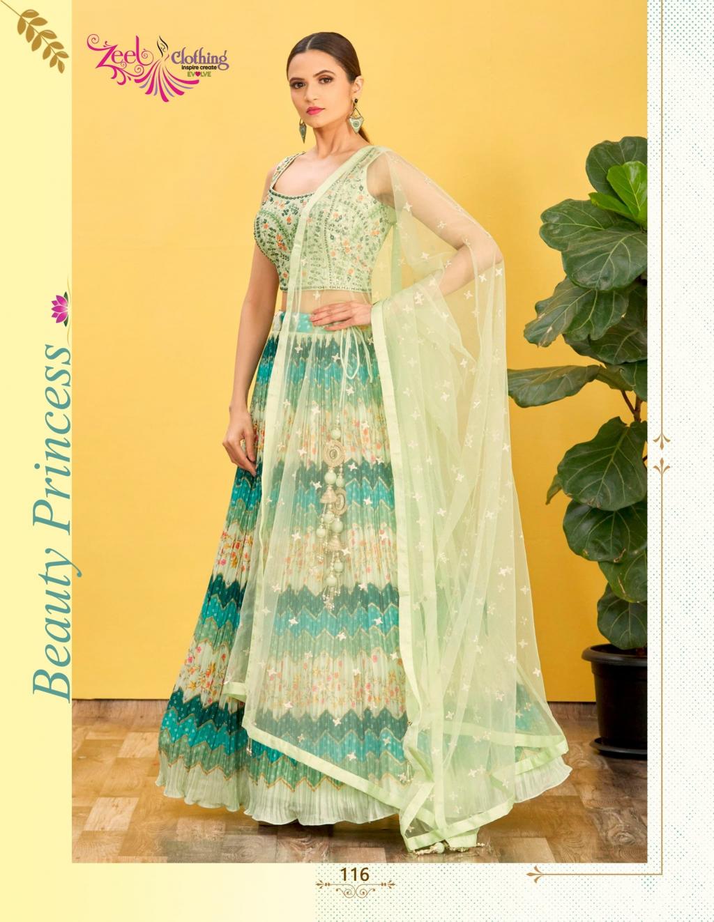 Mandakini Vol-2 organza Green Wholesale price lehenga choli sellers in Kolkata