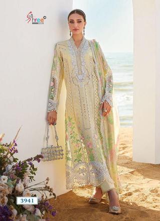 MARIYA B LUXURY LAWN COLLECTION VOL-2 pure cotton dress material for women india