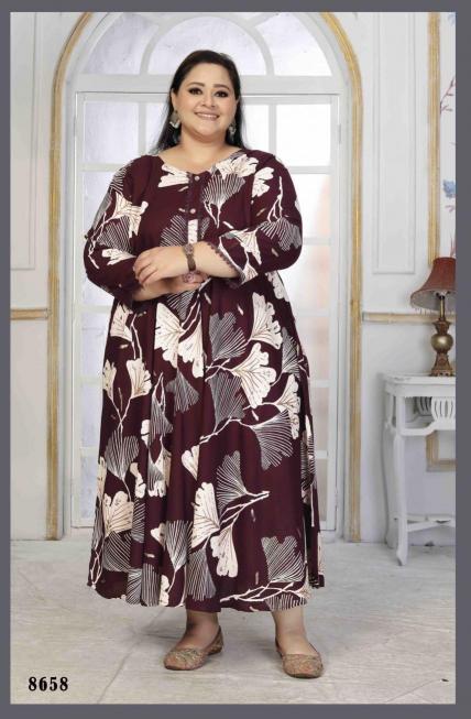 Moksh international plus size color vol- 1 riyon export catalog avasa kurtis online india