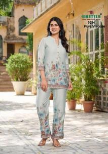 Mostyle pure viscose coor set indian ethnic kurti