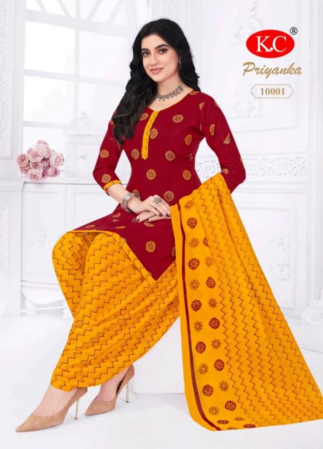 Navkar k.c priyanka vol 10 mix soft cotton print buy kurtis online india