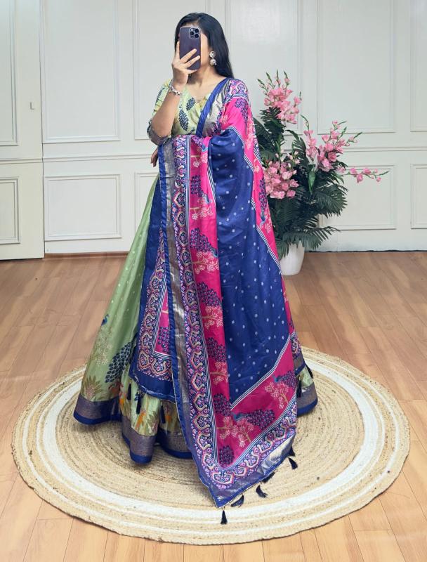PICOCK Dola Silk Lehenga choli with price in Surat