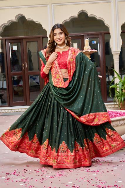 Piramid Dola Silk Bridal lehenga choli suppliers in Surat