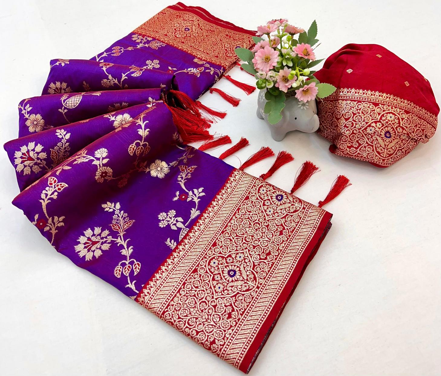Ragini vol 4 banarasi antique silk zari woven festive wear saree surat wholesale