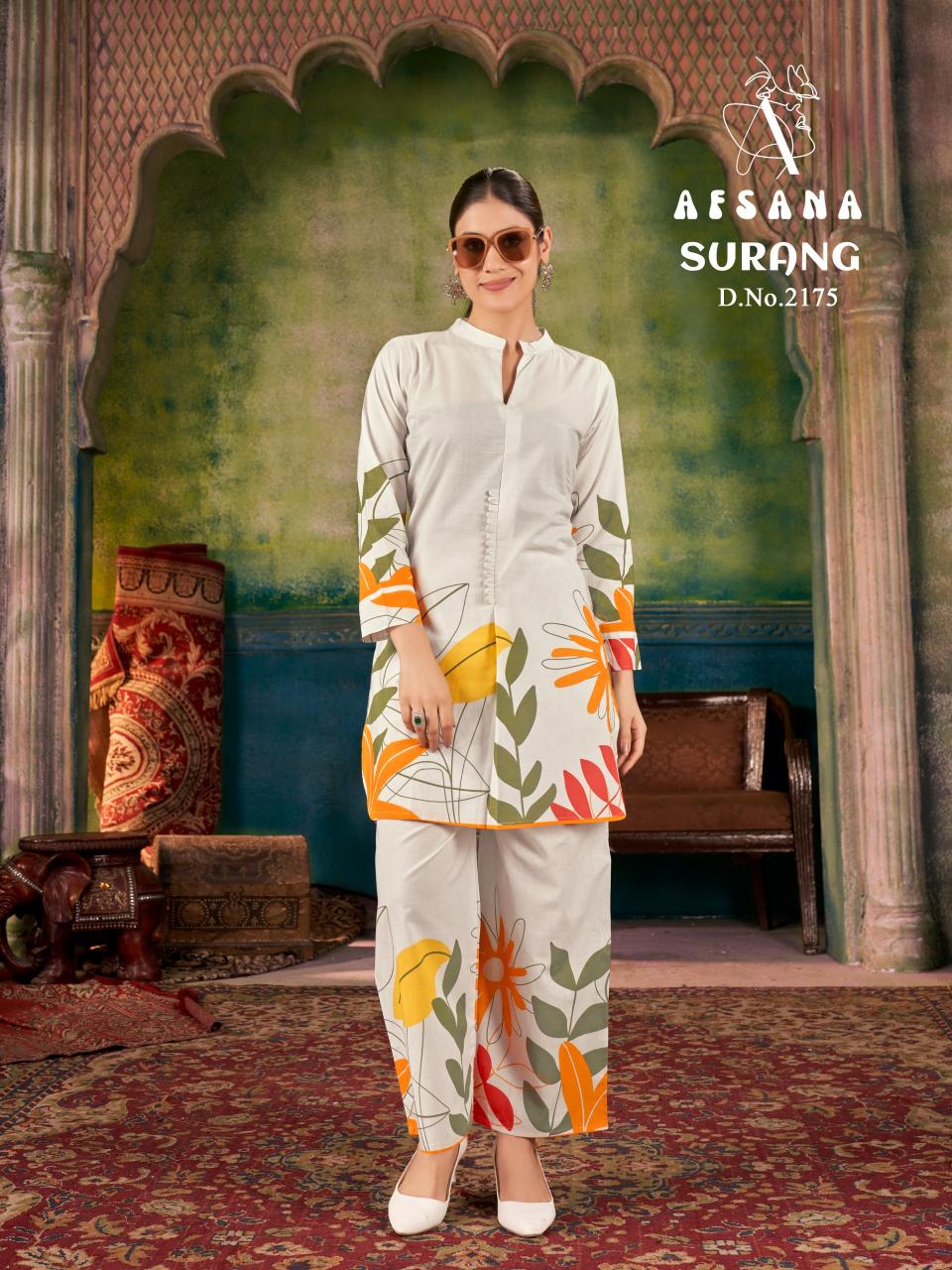 Rang surang premium cotton coord set kurtis manufacturers