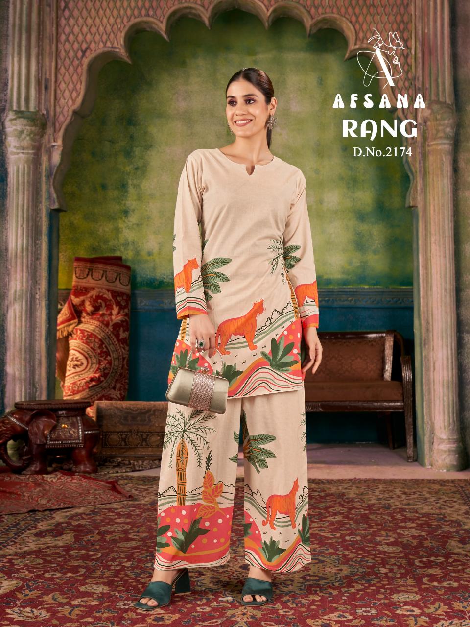 Rang surang pure cotton coord set kurti manufacturer in india