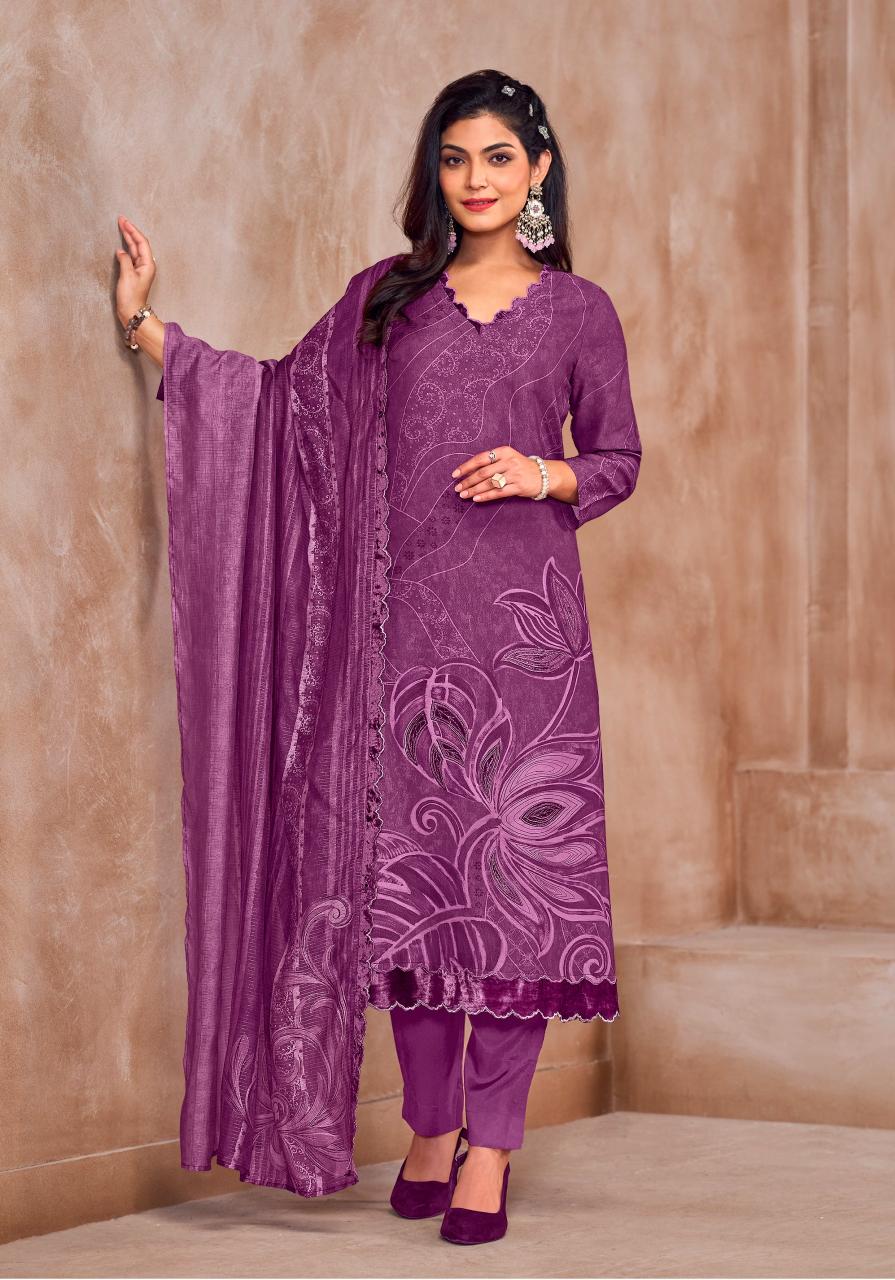 Sahiba T&M manvi viscose simmer print indian dress materials near me