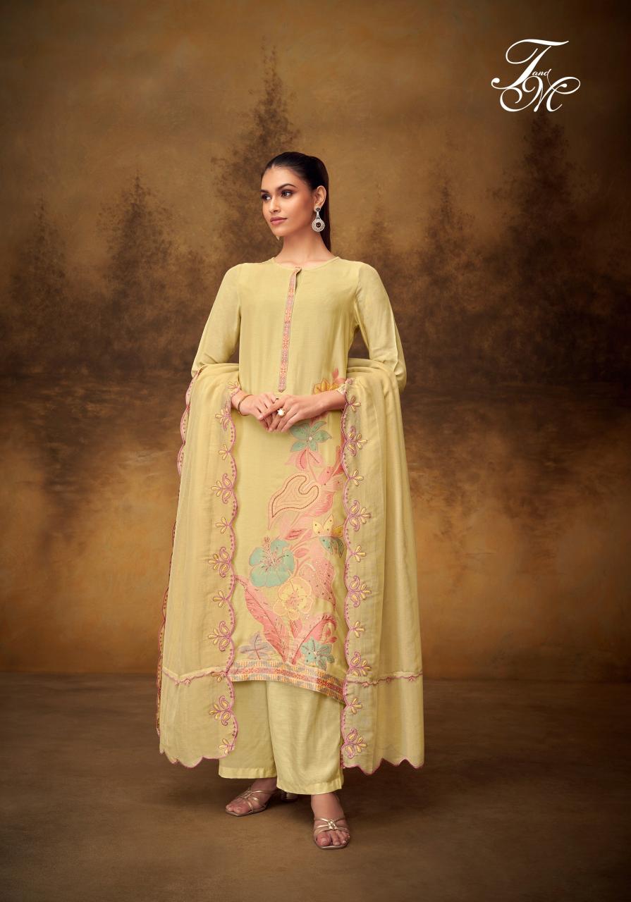 SAHIBA T&M PANKH MUSLIN JAQUARD DYED indian designer dress materials uk