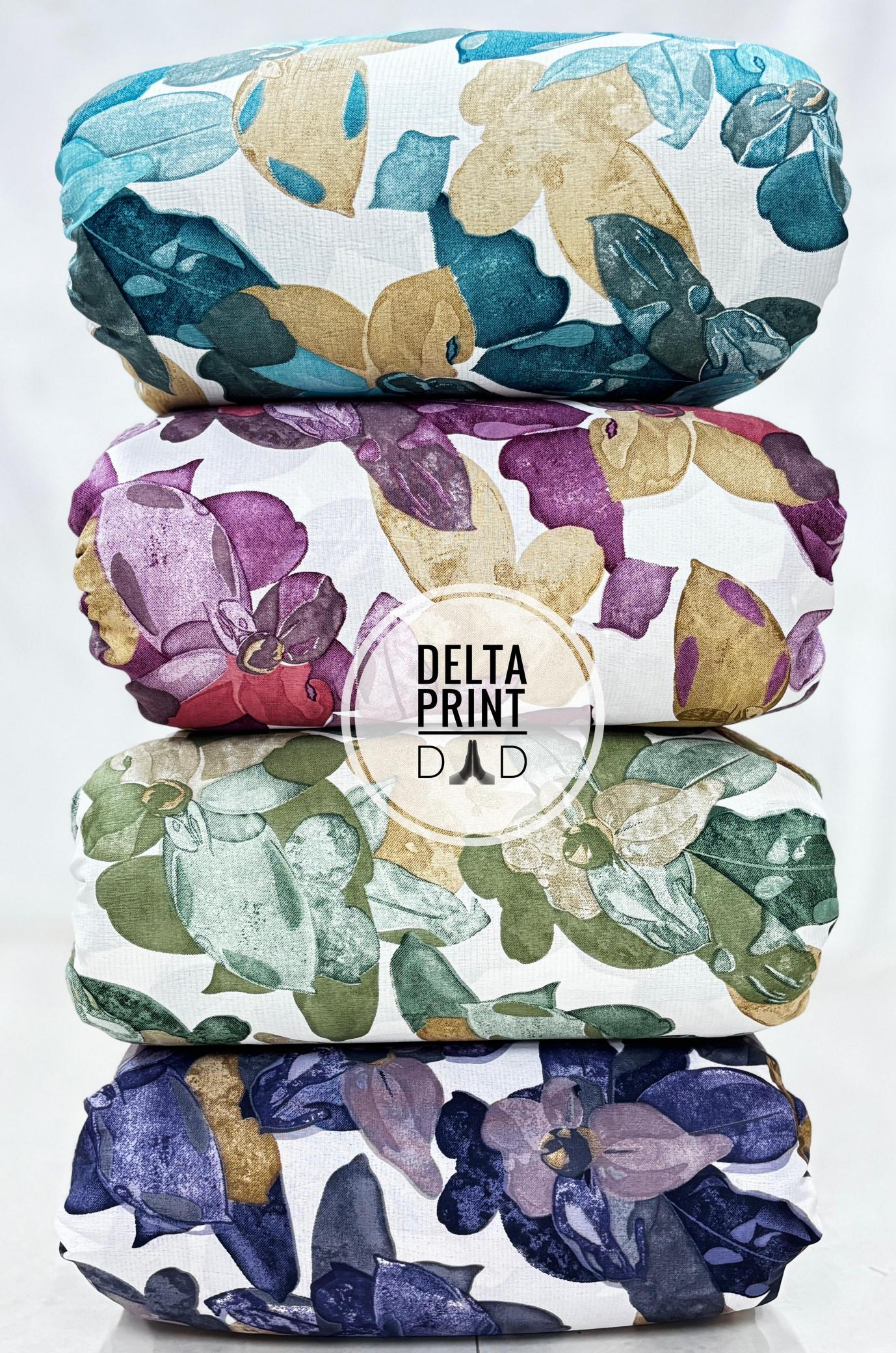 Sajni delta Print Bulk fabric supplier in Surat