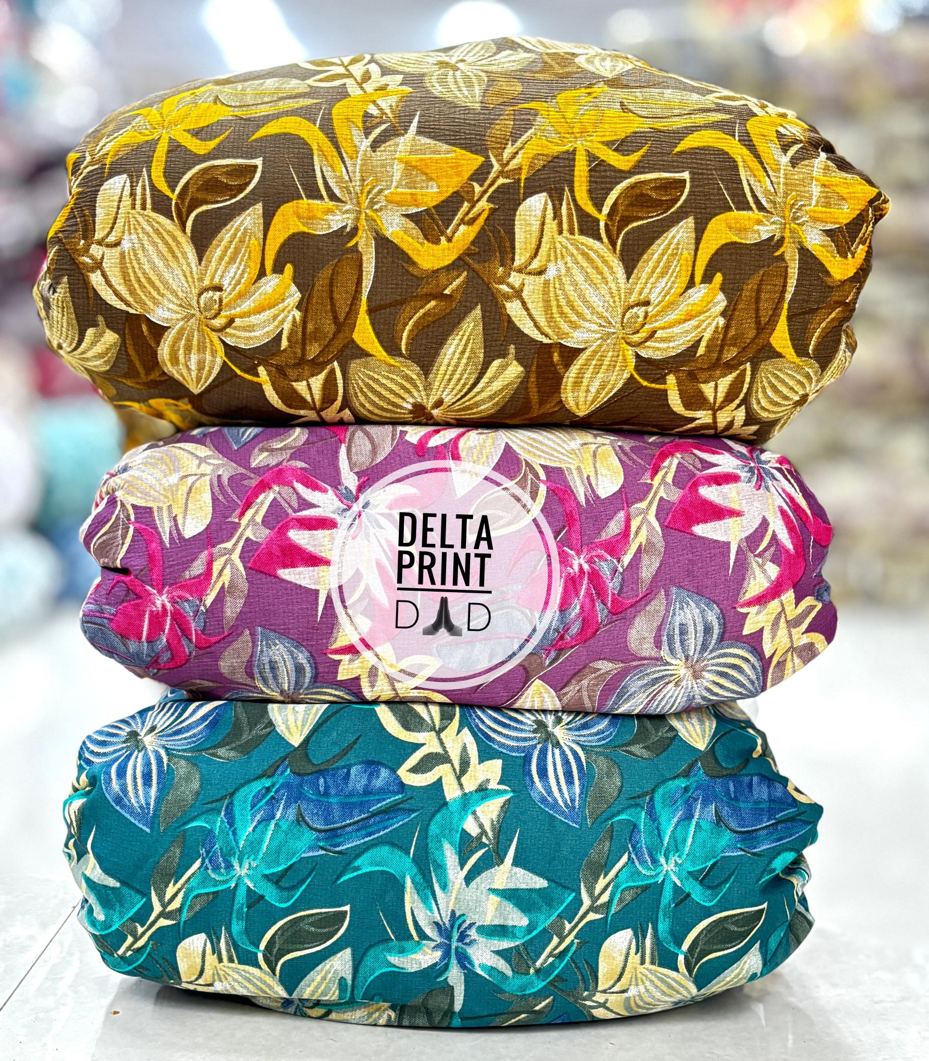 Sajni delta print Delhi wholesale fabric market online