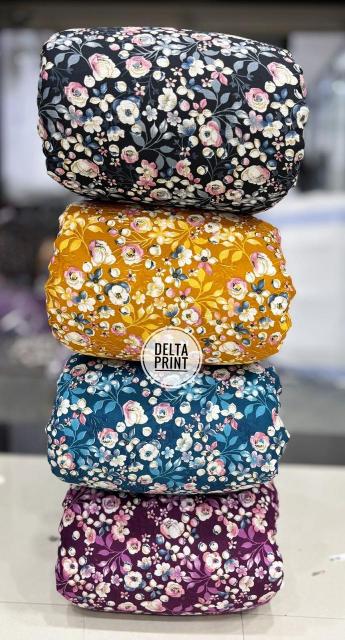 Sajni delta Print Designer fabric wholesalers in Delhi