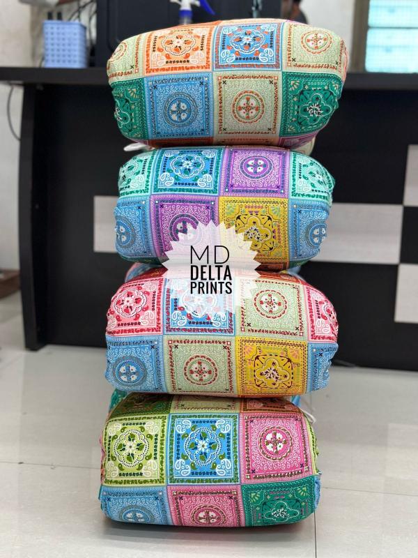 Sajni delta print fabrics Wholesale textile market in Kolkata