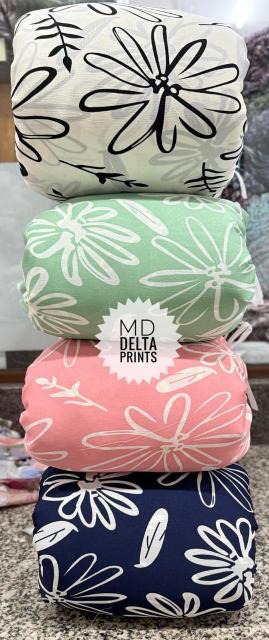 Sajni delta print Flannel fabric wholesale India