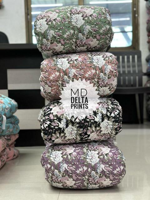 Sajni delta print Indian silk fabric suppliers