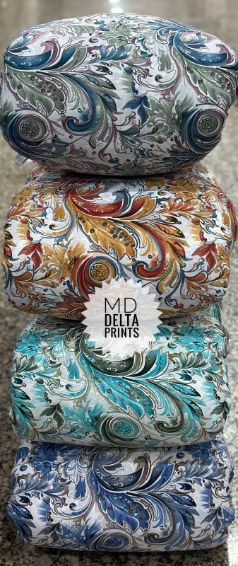 Sajni delta print Mumbai silk fabric supplier