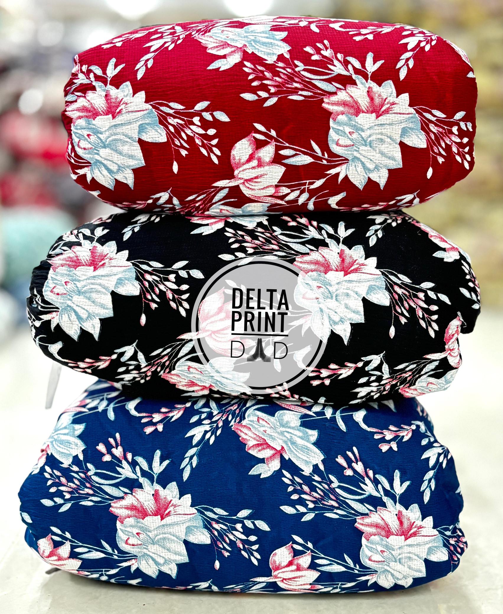 Sajni delta print Wholesale fabrics dress material market in Delhi