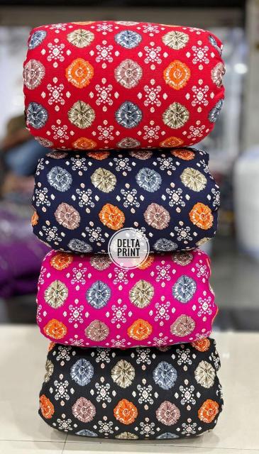 Sajni delta Print Wholesale saree fabric in Delhi