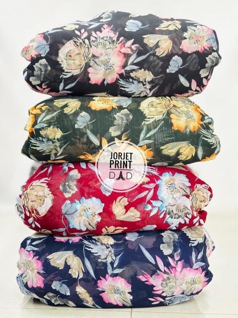 Sajni Digital georgette print fabric wholesale