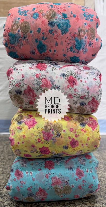 Sajni Georget print Wholesale clothing fabrics in India