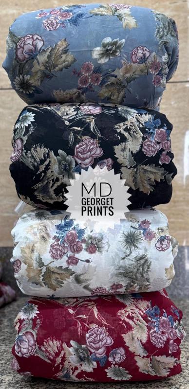 Sajni georgette print Mumbai polyester fabric market