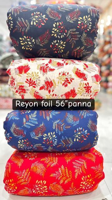 Sajni Indian reyon foil fabric suppliers