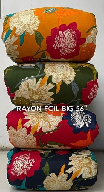 Sajni Printed Plain Reyon fabric wholesale