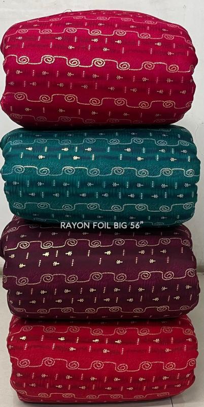 Sajni Printed Reyon blended fabric wholesale