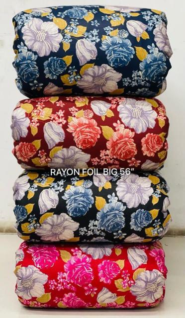 Sajni Printed Reyon jute fabric manufacturers