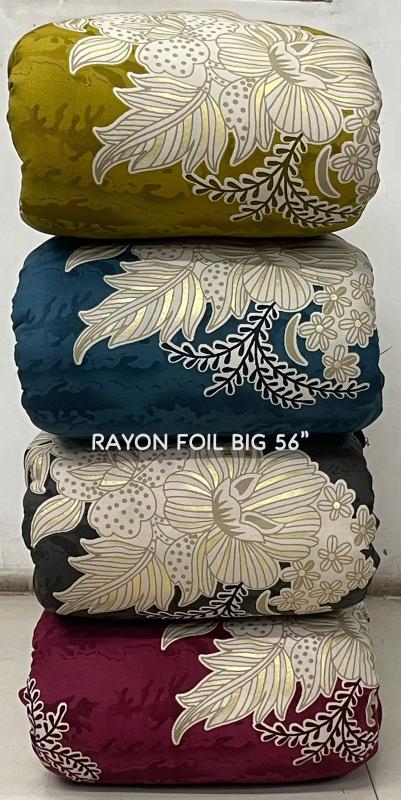 Sajni Reyon print fabric exporters in Surat