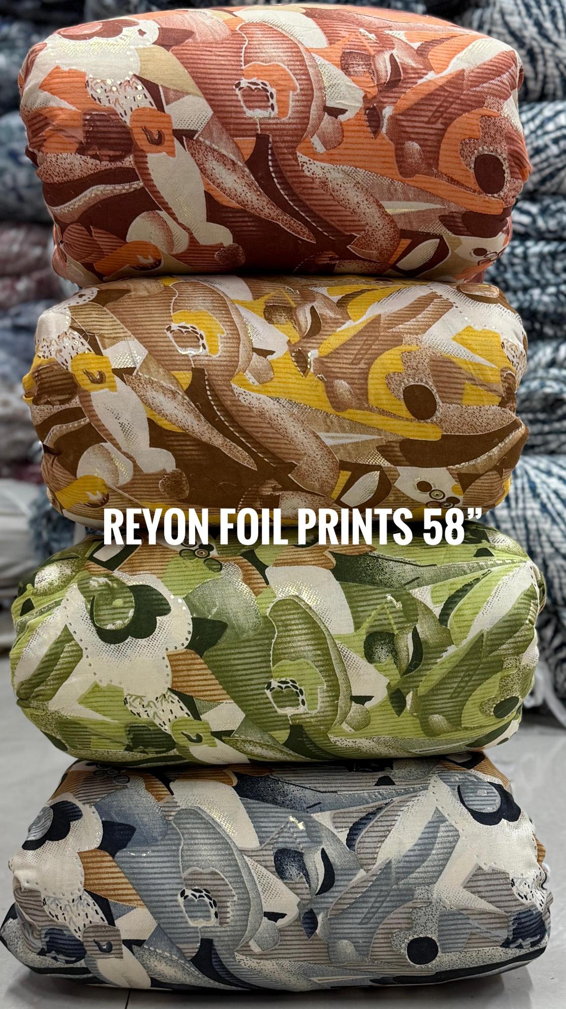 Sajni Reyon print fabric traders in Surat